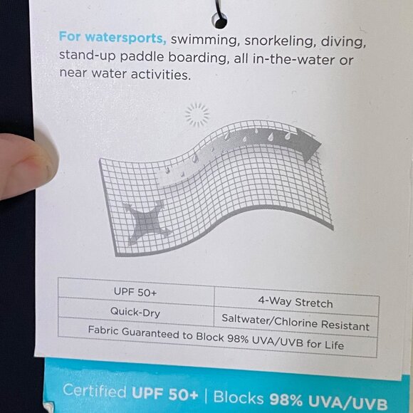 Coolibar Santa Cruz UPF 50+ Swimming Leggings - Women’s 2X - Black - NWT - Picture 6 of 11